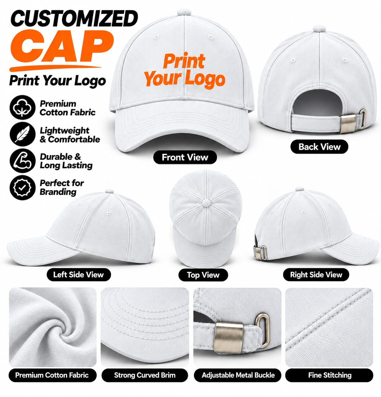 Embroidered Logo Cap